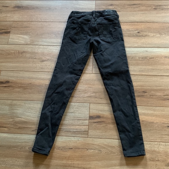 American Eagle sz 0 jegging jeans euc distressed - Picture 7 of 9